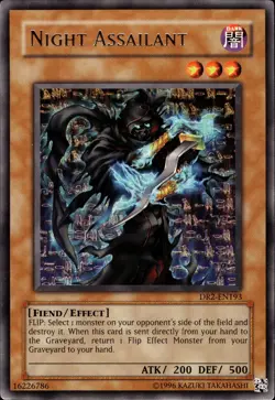 Night Assailant - Rare DR2-EN193 - LP - YuGiOh - Image 1