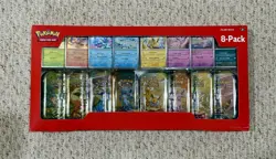 Pokemon Trading Card Game: 8-Pack Collector's Tin Set NEW, Factory Sealed. - Image 1
