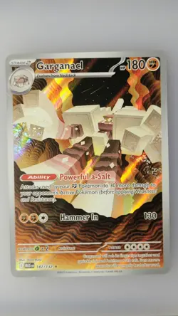 Garganacl 147/132 Illustration Rare Holo - Pokemon TCG Card Mega Evolution NM/M - Image 1
