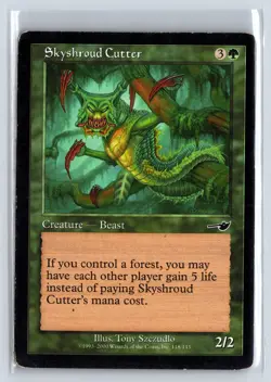 (3x) SKYSHROUD CUTTER - MTG Magic the Gathering Card - Nemesis - Common - Image 1