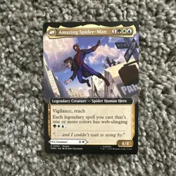 AMAZING SPIDERMAN MTG MAGIC THE GATHERING NYCC PROMO CARD PETER PARKER 2025 - Image 2