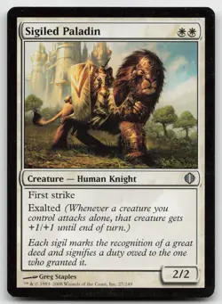 MTG Sigiled Paladin U Shards of Alara 27 MP - Image 1