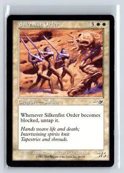 (3x) SILKENFIST ORDER - MTG Magic the Gathering Card - Nemesis - Uncommon - Image 1