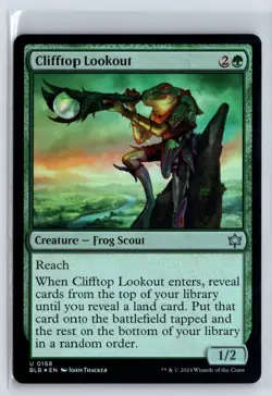 (3x) FOIL Clifftop Lookout Bloomburrow Uncommon - MTG Magic the Gathering Card - Image 1