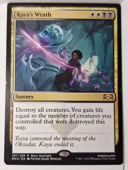Kaya's Wrath - Prerelease Promo Ravnica Allegiance - Magic the Gathering MTG - Image 1
