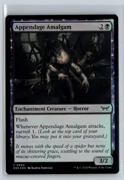 (3x) FOIL Appendage Amalgam Duskmourn Common - MTG Magic the Gathering Card - Image 1