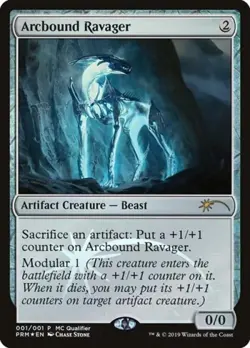 Arcbound Ravager -Foil Light Play MTG Promos: WMCQ - Image 1