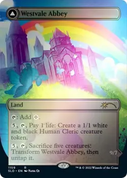 Westvale Abbey -Foil Light Play MTG Secret Lair - Image 1