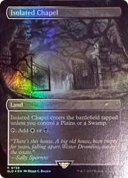 Isolated Chapel -Foil Light Play MTG Secret Lair - Image 1