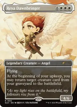 Reya Dawnbringer (Rainbow Foil) -Foil Light Play MTG Secret Lair - Image 1