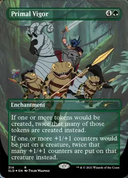 Primal Vigor -Foil Light Play MTG Secret Lair - Image 1