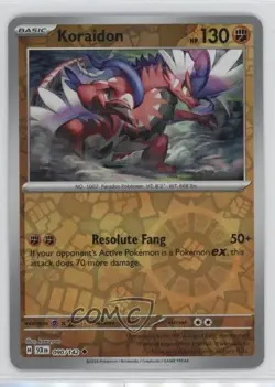 Koraidon Reverse Foil Pokemon SV07: Stellar Crown #090 - Image 1