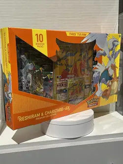 Pokemon TCG: Reshiram Charizard GX Premium Collection Tag Team Box - Sealed - Image 2