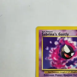 Sabrina’s Gastly 97/132 - Common - Pokemon TCG - Gym Challenge - Unlimited - LP - Image 3