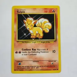Vulpix 68/102 - Common - Pokemon TCG - Base Set - LP - Image 1