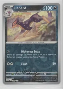 Liepard Reverse Foil Pokemon Scarlet & Violet Paradox Rift PAR #115 - Image 1