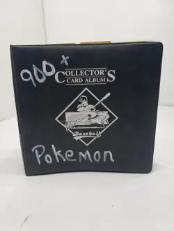 Mixed Lot Of Binder Collection Pokemon & Energy Cards Yellow Border Pre Owned - Image 1