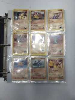 Mixed Lot Of Binder Collection Pokemon & Energy Cards Yellow Border Pre Owned - Image 4
