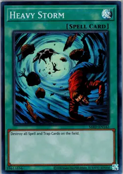 Yugioh Metal Raiders (25th Anniversary Edition) #MRD-EN142 Heavy Storm NM - Image 1