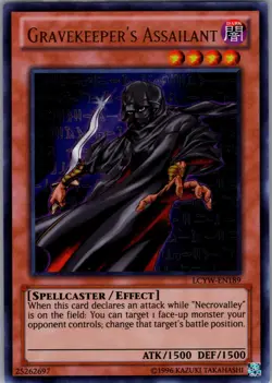 Yugioh Legendary Coll. 3: Yugi's World LCYW-EN189 Gravekeeper's Assailant NM - Image 1