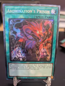 Yugioh! - Abomination's Prison - RA02-EN064 - Ultra R - 25'th An. Rarity - NM/M - Image 1
