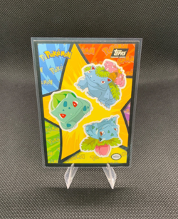 1999 Topps Pokemon The Movie Sticker Cards Bulbasaur / Ivysaur / Venusaur - NM - Image 1
