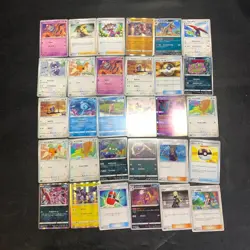 Pokemon Card Lot Of 30 Japanese Common Uncommon Rare - Image 1