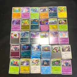 Pokemon Card Lot Of 30 Japanese Common Uncommon Rare - Image 1