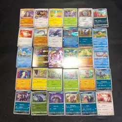 Pokemon Card Lot Of 30 Japanese Common Uncommon Rare - Image 1