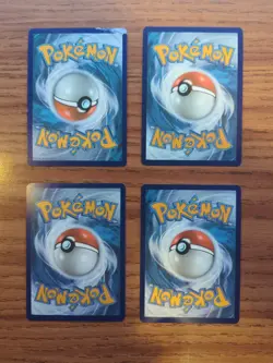 Pokemon Cards Lot Of 4 Fire Type Ninetails Break Is Damaged And Included Free! - Image 2