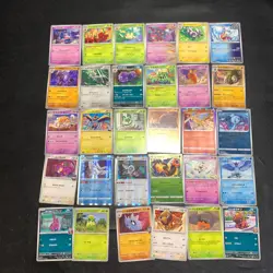Pokemon Card Lot Of 30 Japanese Common Uncommon Rare - Image 1