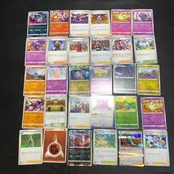 Pokemon Card Lot Of 30 Japanese Common Uncommon Rare - Image 1