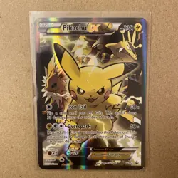 Pikachu EX XY124 Black Star Promo 2016 Holo Pokemon Card TCG - Image 1