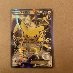 Pikachu EX XY124 Black Star Promo 2016 Holo Pokemon Card TCG - Image 3