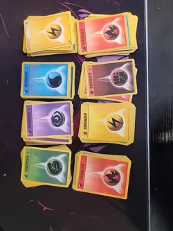 Bulk Pokemon TCG Vintage Energy Cards (230+) | Base Set, E-Reader WOTC LP/MP - Image 1