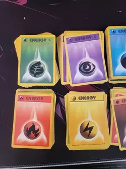 Bulk Pokemon TCG Vintage Energy Cards (230+) | Base Set, E-Reader WOTC LP/MP - Image 2