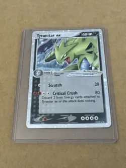 Pokemon TCG Tyranitar EX 17/17 Pop Series 1 Ultra Rare Holo Card #17/17 - Image 1