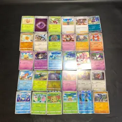 Pokemon Card Lot Of 30 Japanese Common Uncommon Rare - Image 1