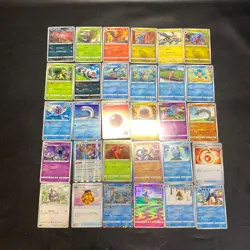 Pokemon Card Lot Of 30 Japanese Common Uncommon Rare - Image 1