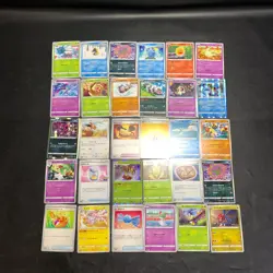 Pokemon Card Lot Of 30 Japanese Common Uncommon Rare - Image 1