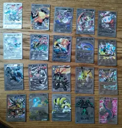 2024 Pokemon Silver Foil Fan Art Lot Of 20 Cards - Image 1