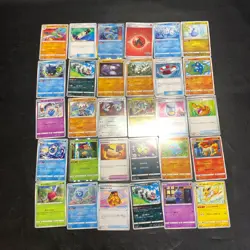 Pokemon Card Lot Of 30 Japanese Common Uncommon Rare - Image 1