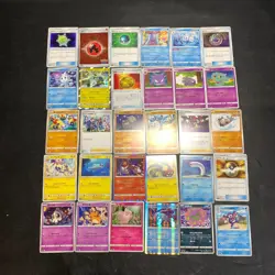 Pokemon Card Lot Of 30 Japanese Common Uncommon Rare - Image 1