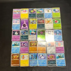 Pokemon Card Lot Of 30 Japanese Common Uncommon Rare - Image 1