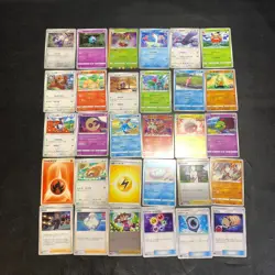 Pokemon Card Lot Of 30 Japanese Common Uncommon Rare - Image 1