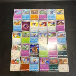 Pokemon Card Lot Of 30 Japanese Common Uncommon Rare - Image 1