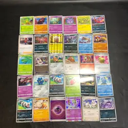 Pokemon Card Lot Of 30 Japanese Common Uncommon Rare - Image 1