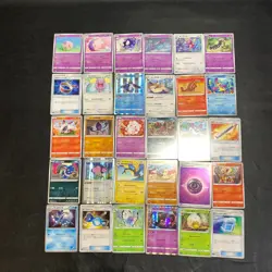 Pokemon Card Lot Of 30 Japanese Common Uncommon Rare - Image 1