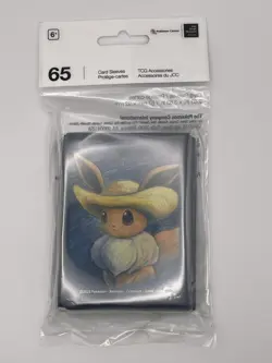 💎1x Pokemon Center × Van Gogh Museum Eevee Inspired Straw Hat Card Sleeves (65) - Image 1