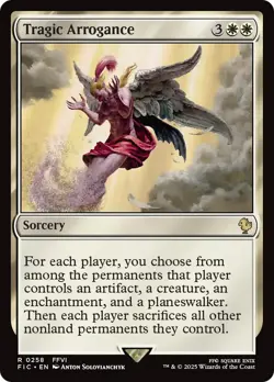 MTG Tragic Arrogance [FINAL FANTASY Commander] Near Mint Magic - Image 1